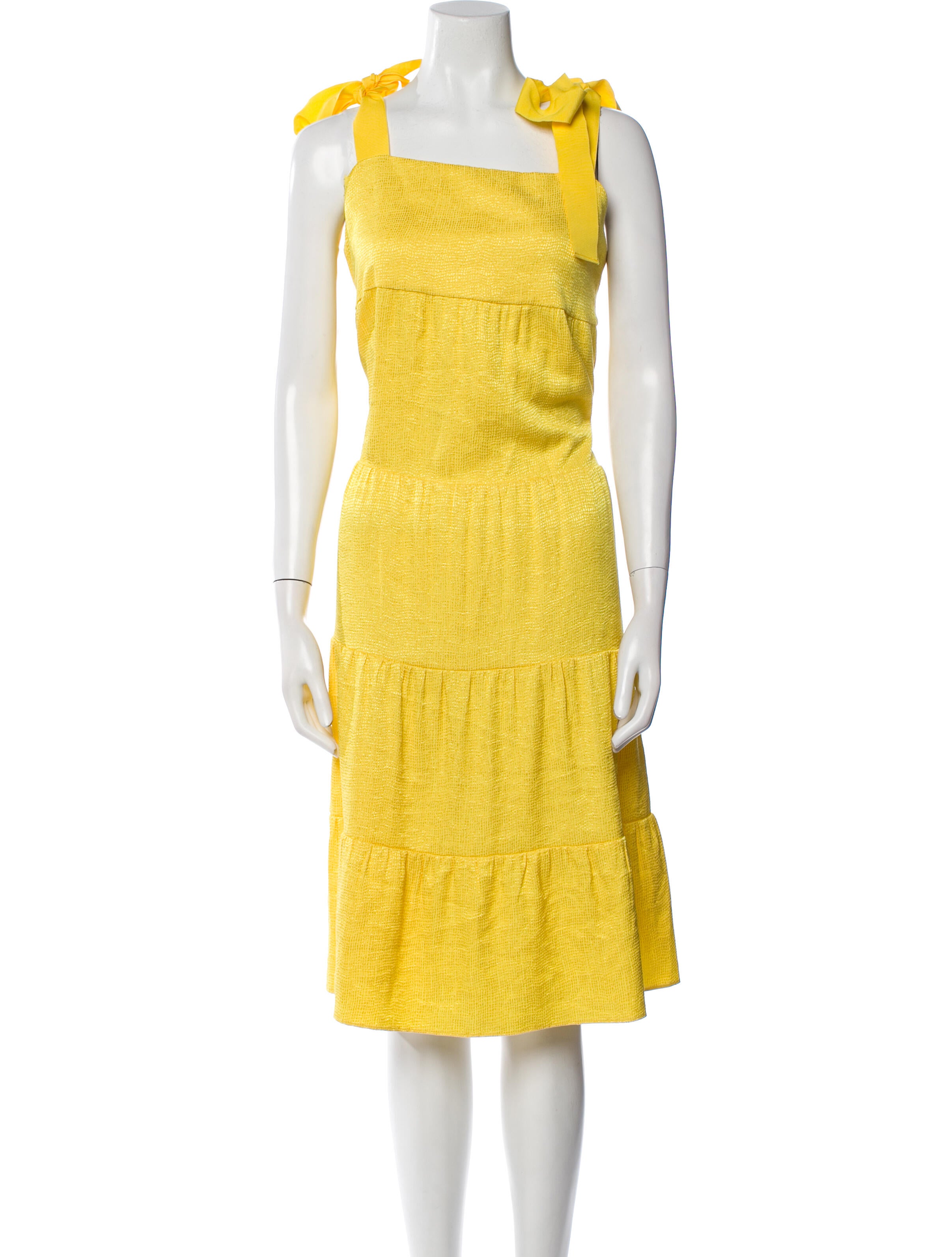 Alice + Olivia Square Neckline Midi Length Dress w/ Tags
