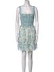 Alice + Olivia Lace Pattern Mini Dress