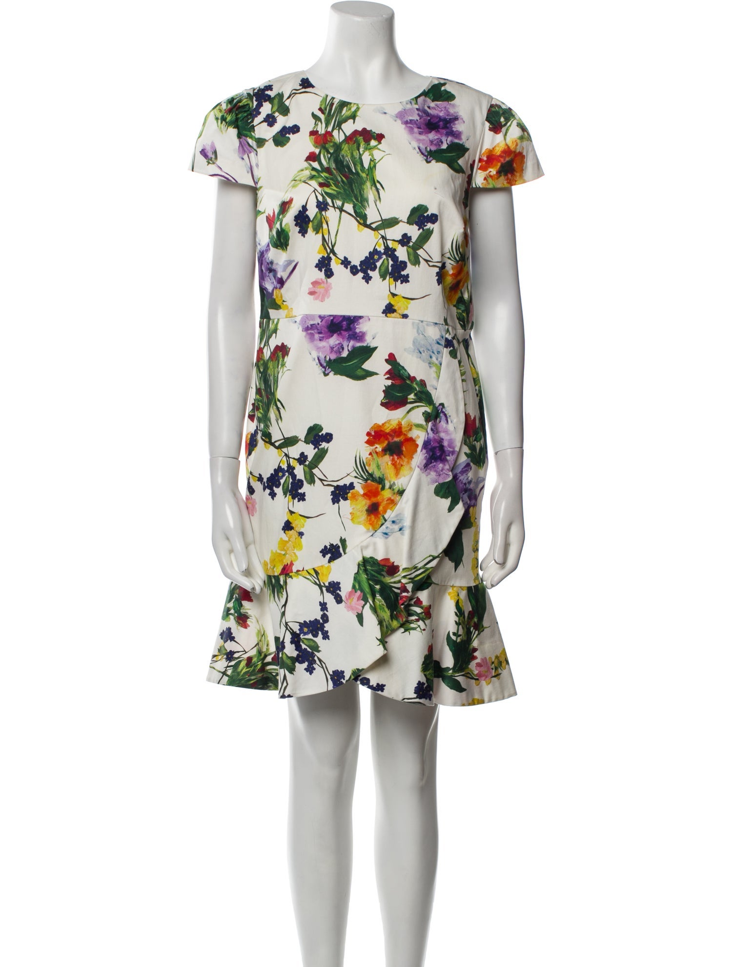 Alice + Olivia Floral Print Mini Dress