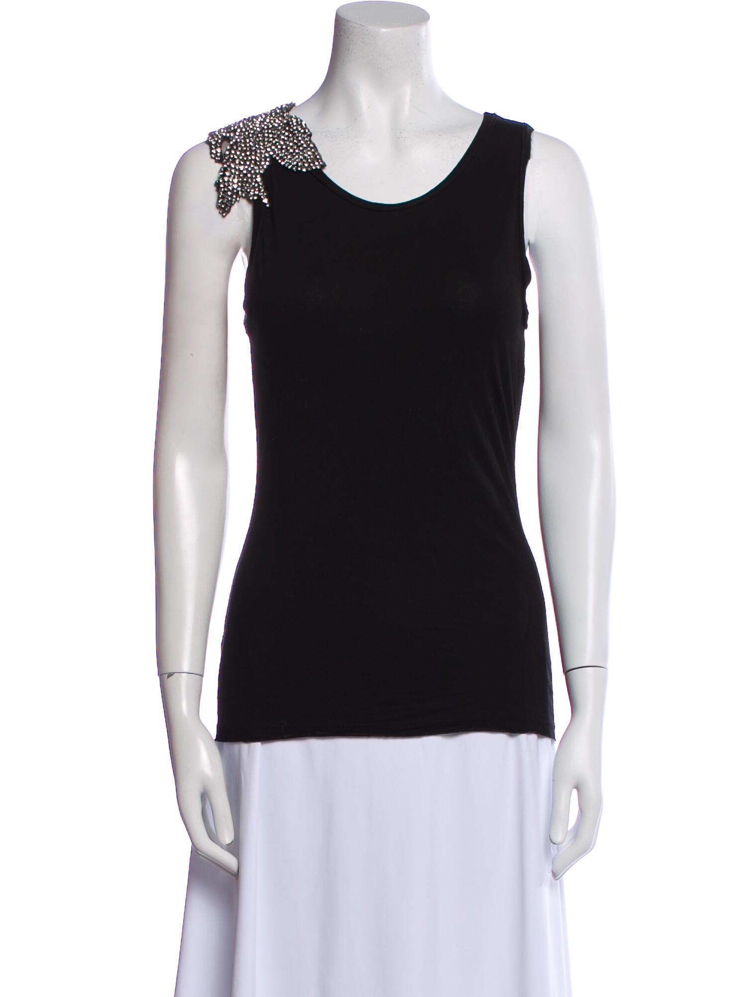 Alice + Olivia Scoop Neck Sleeveless Top