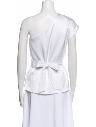 Alice + Olivia One-Shoulder Sleeveless Top