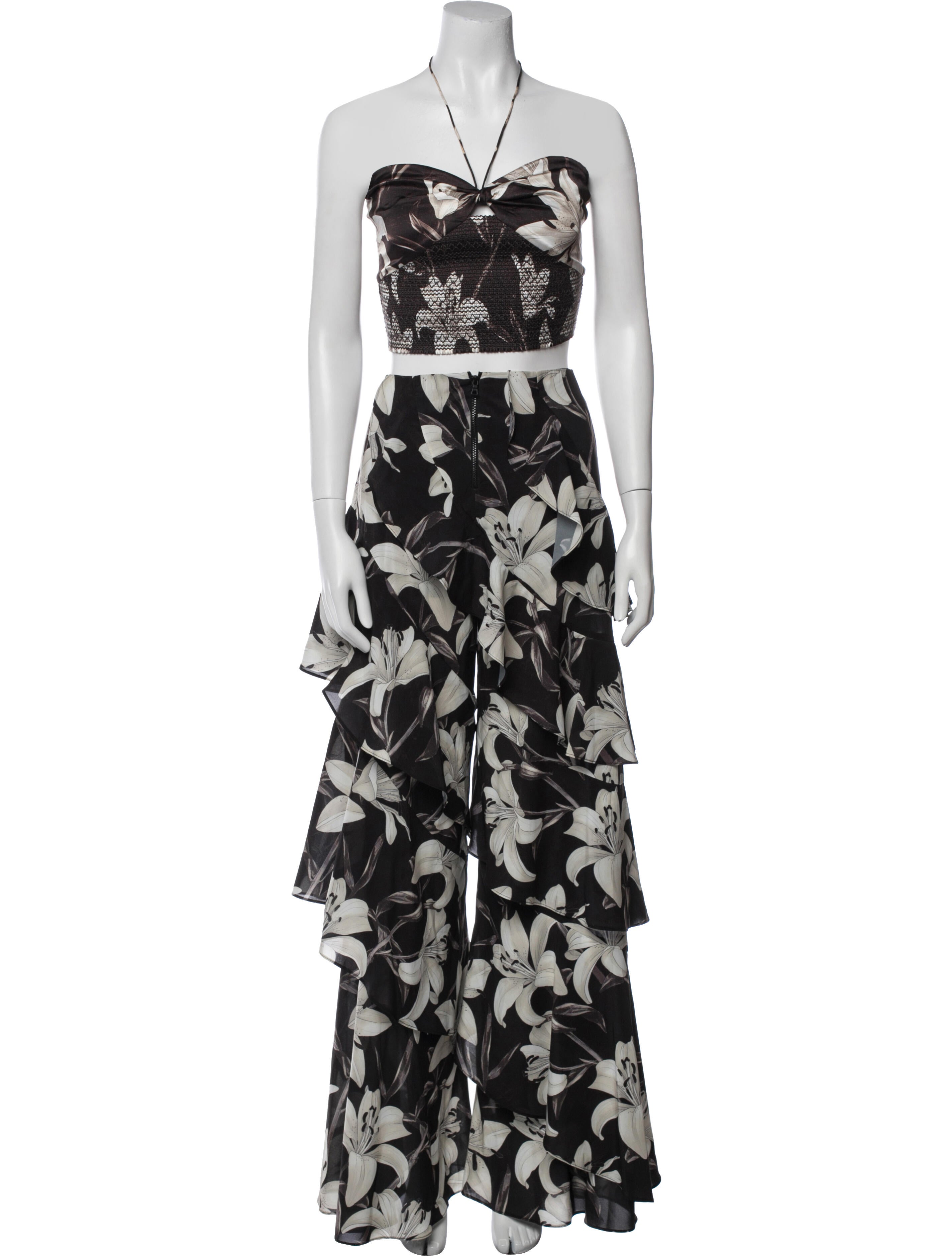 Alice + Olivia Floral Print Pant Set