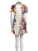 Alice + Olivia Floral Print Mini Dress