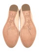 Alice + Olivia Leather Bow Accents Ballet Flats