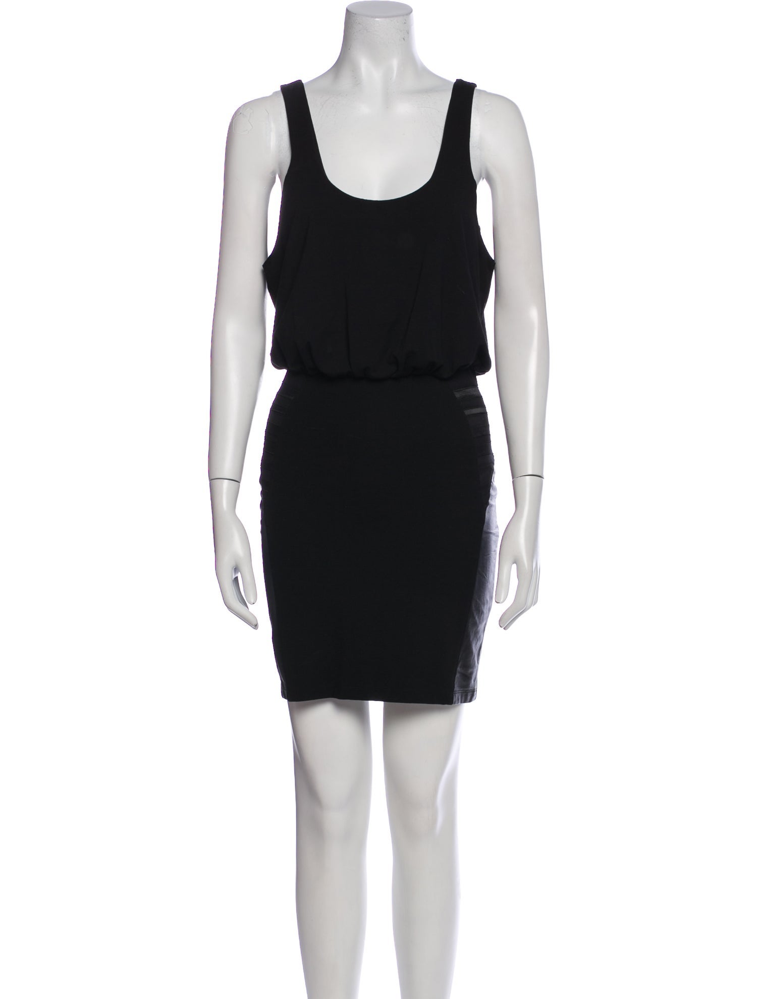 Alice + Olivia Scoop Neck Mini Dress