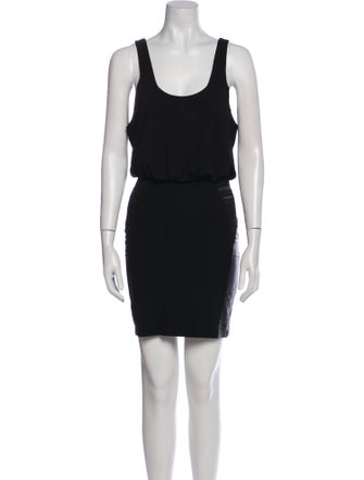 Alice + Olivia Scoop Neck Mini Dress