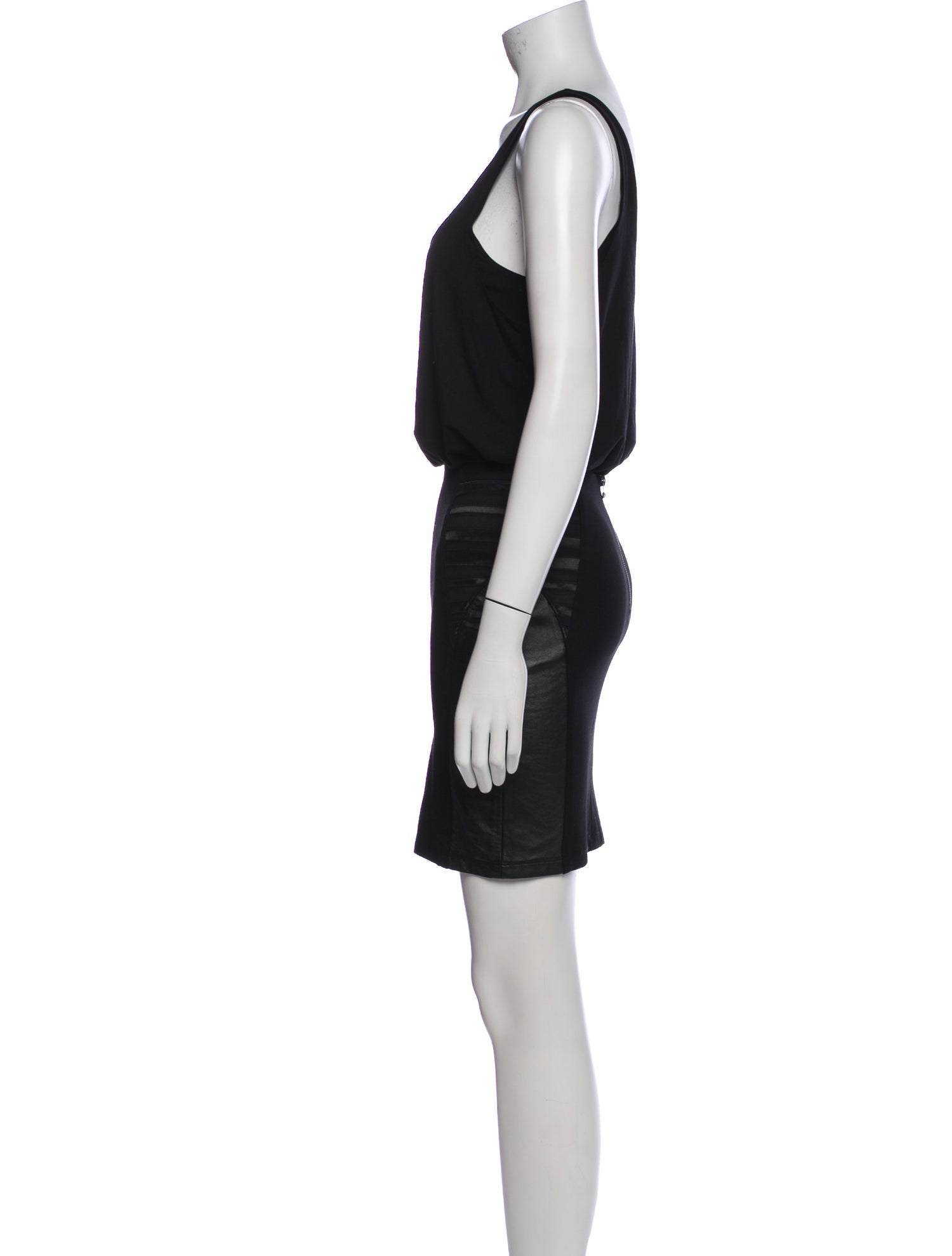 Alice + Olivia Scoop Neck Mini Dress