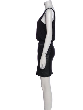 Alice + Olivia Scoop Neck Mini Dress