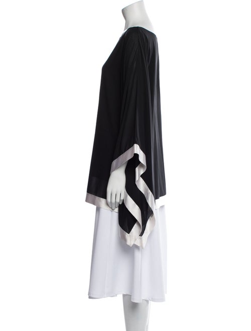 Alice + Olivia Silk Bateau Neckline Tunic