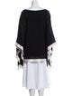 Alice + Olivia Silk Bateau Neckline Tunic