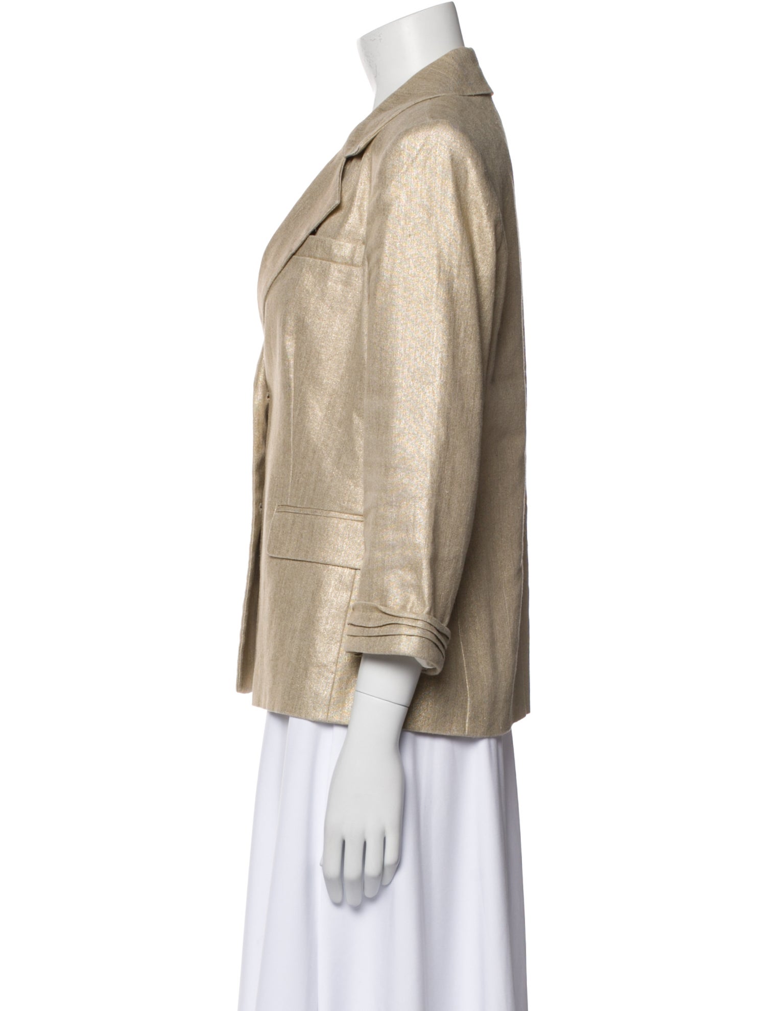 Alice + Olivia Linen Blazer