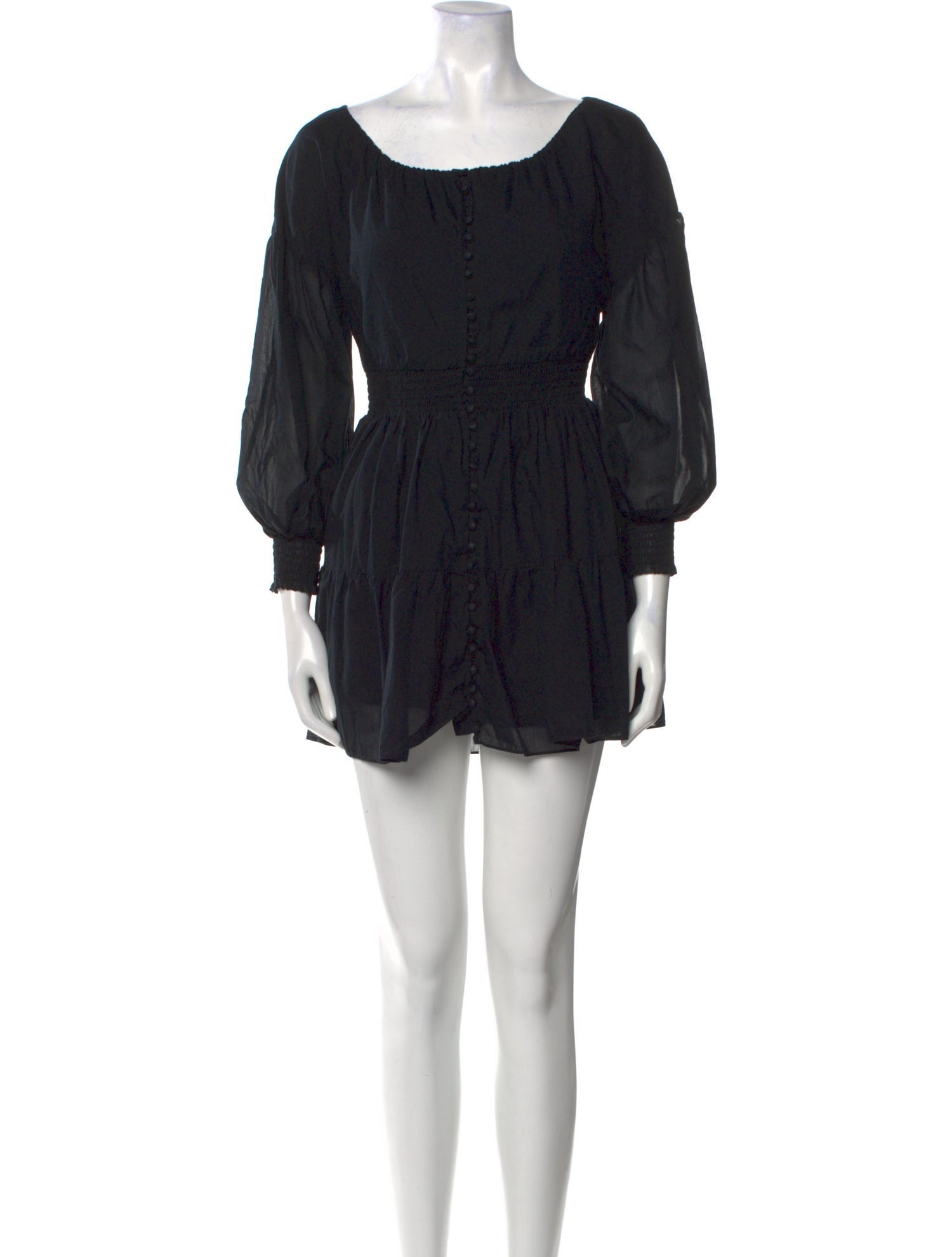 Alice + Olivia Scoop Neck Mini Dress