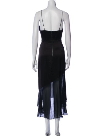 Alice + Olivia V-Neck Long Dress