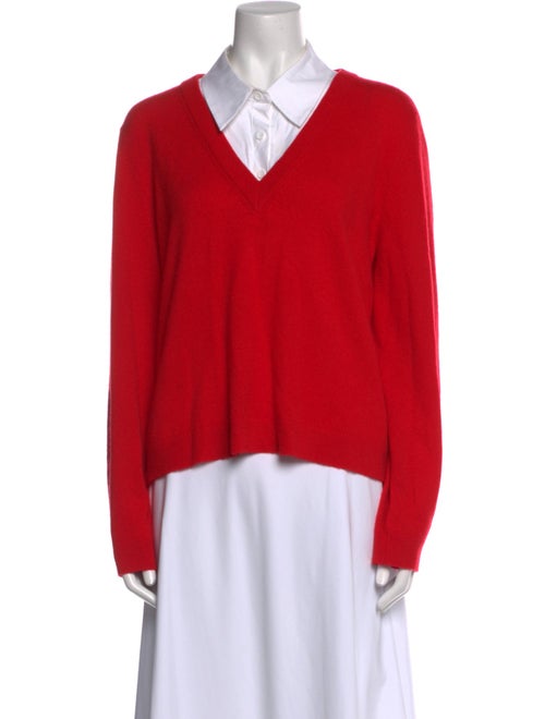 Alice + Olivia Cashmere V-Neck Sweater
