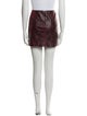 Alice + Olivia Leather Mini Skirt