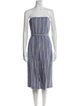 Alice + Olivia Striped Strapless Jumpsuit