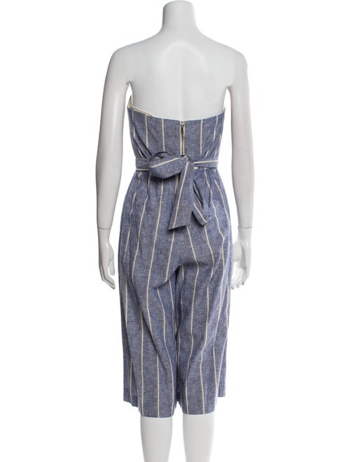 Alice + Olivia Striped Strapless Jumpsuit
