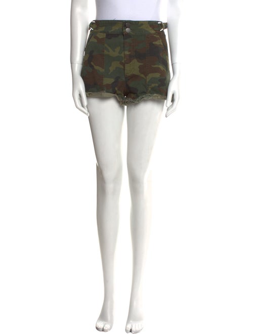 Alice + Olivia Floral Print Mini Shorts