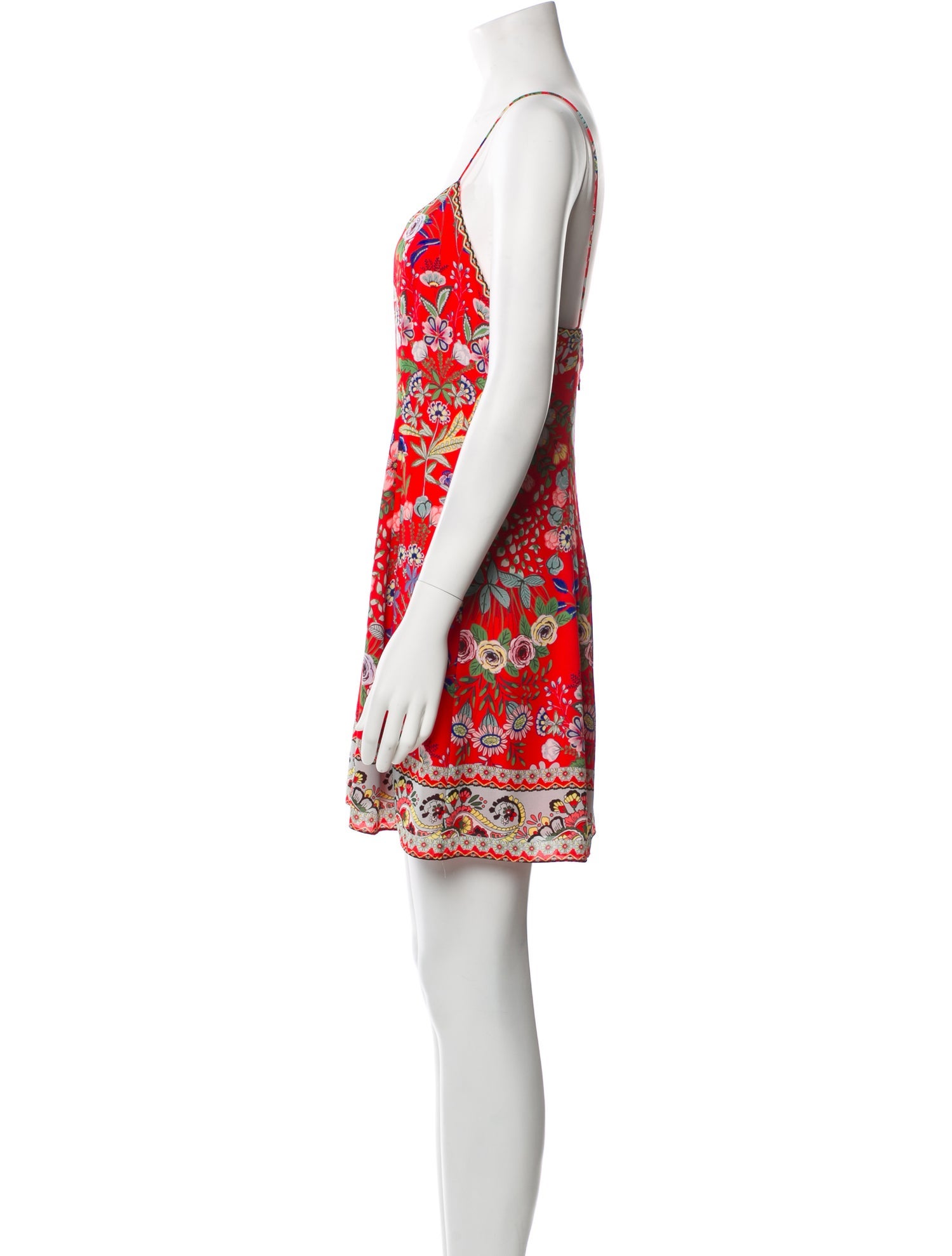 Alice + Olivia Floral Print Mini Dress