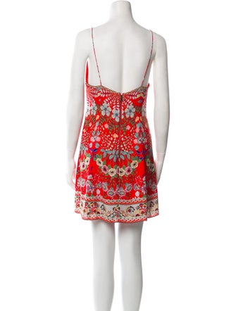 Alice + Olivia Floral Print Mini Dress