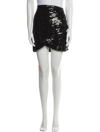 Alice + Olivia Sequin Mini Skirt