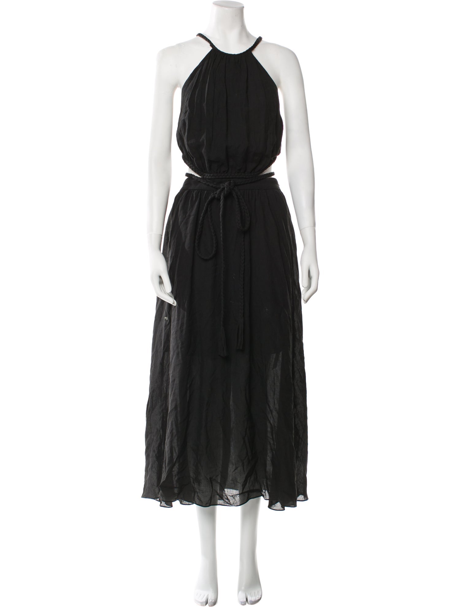 Alice + Olivia Halterneck Long Dress