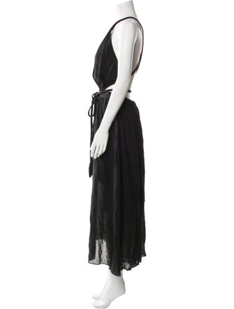 Alice + Olivia Halterneck Long Dress
