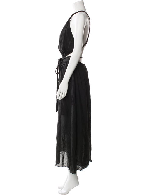 Alice + Olivia Halterneck Long Dress