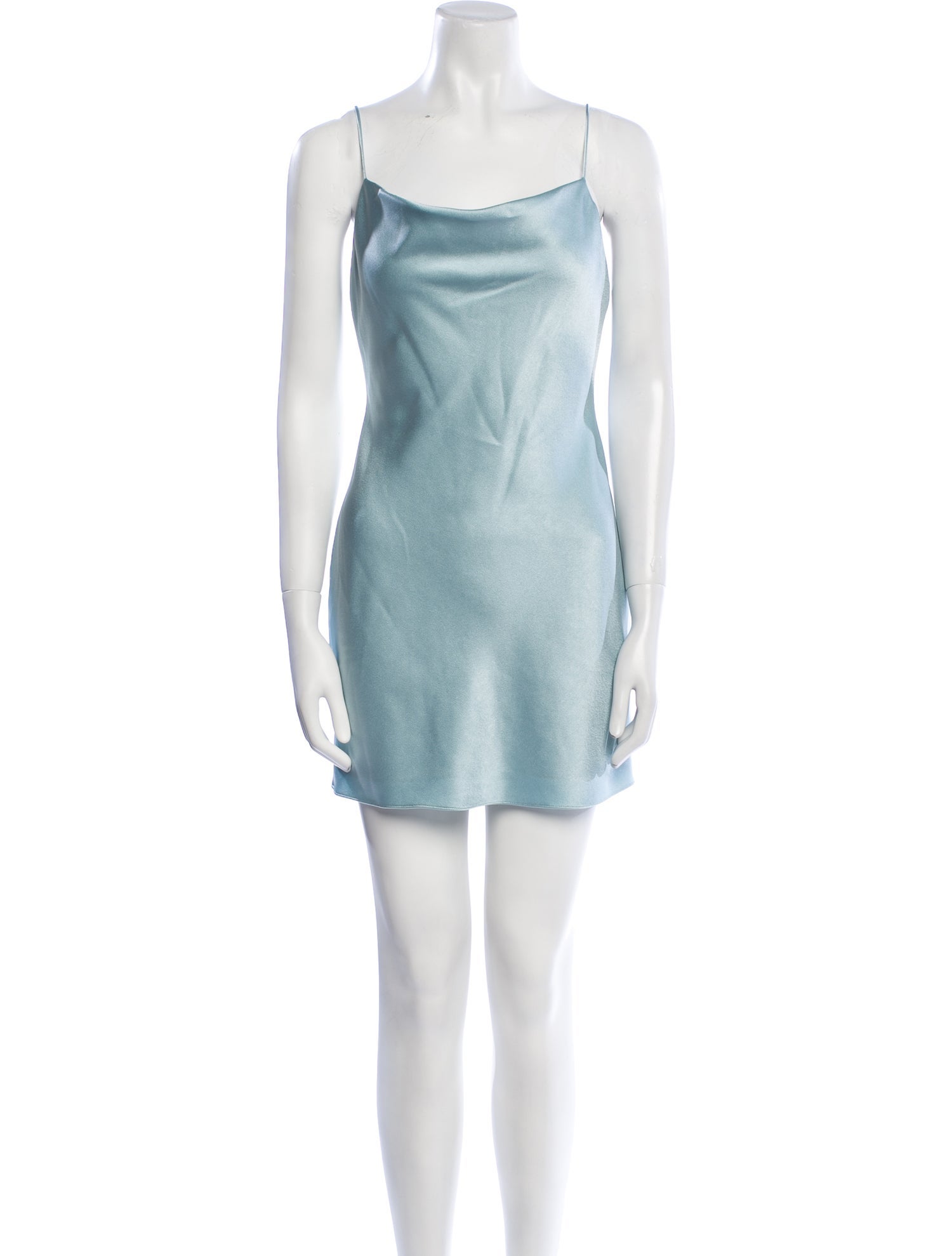 Alice + Olivia Cowl Neck Mini Dress