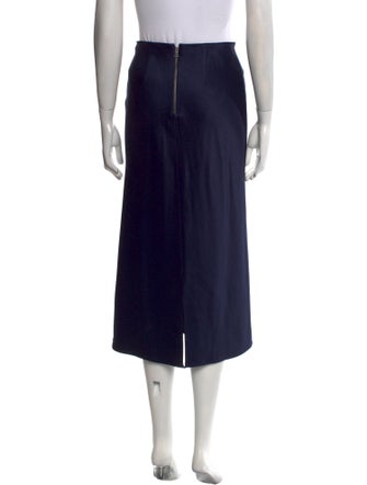 Alice + Olivia Ruffle Embellishment Midi Length Skirt