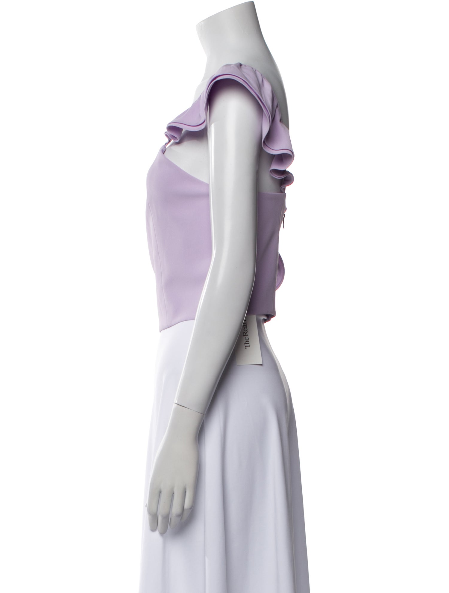 Alice + Olivia Square Neckline Short Sleeve Crop Top w/ Tags