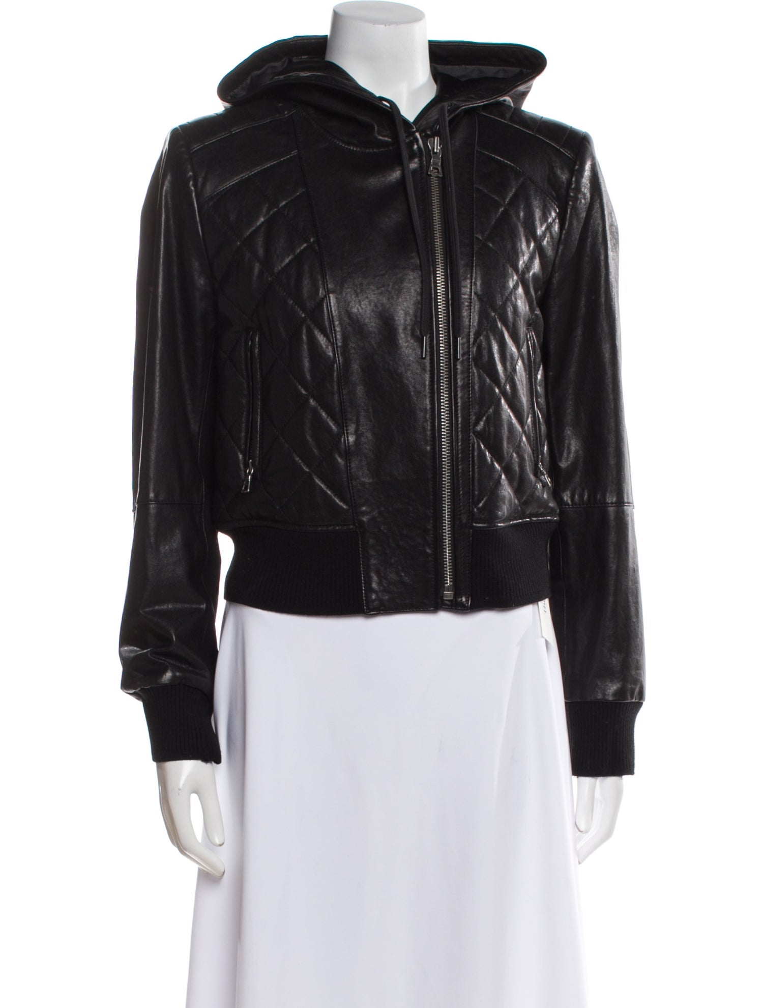 Alice + Olivia Leather Biker Jacket