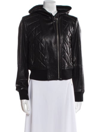 Alice + Olivia Leather Biker Jacket