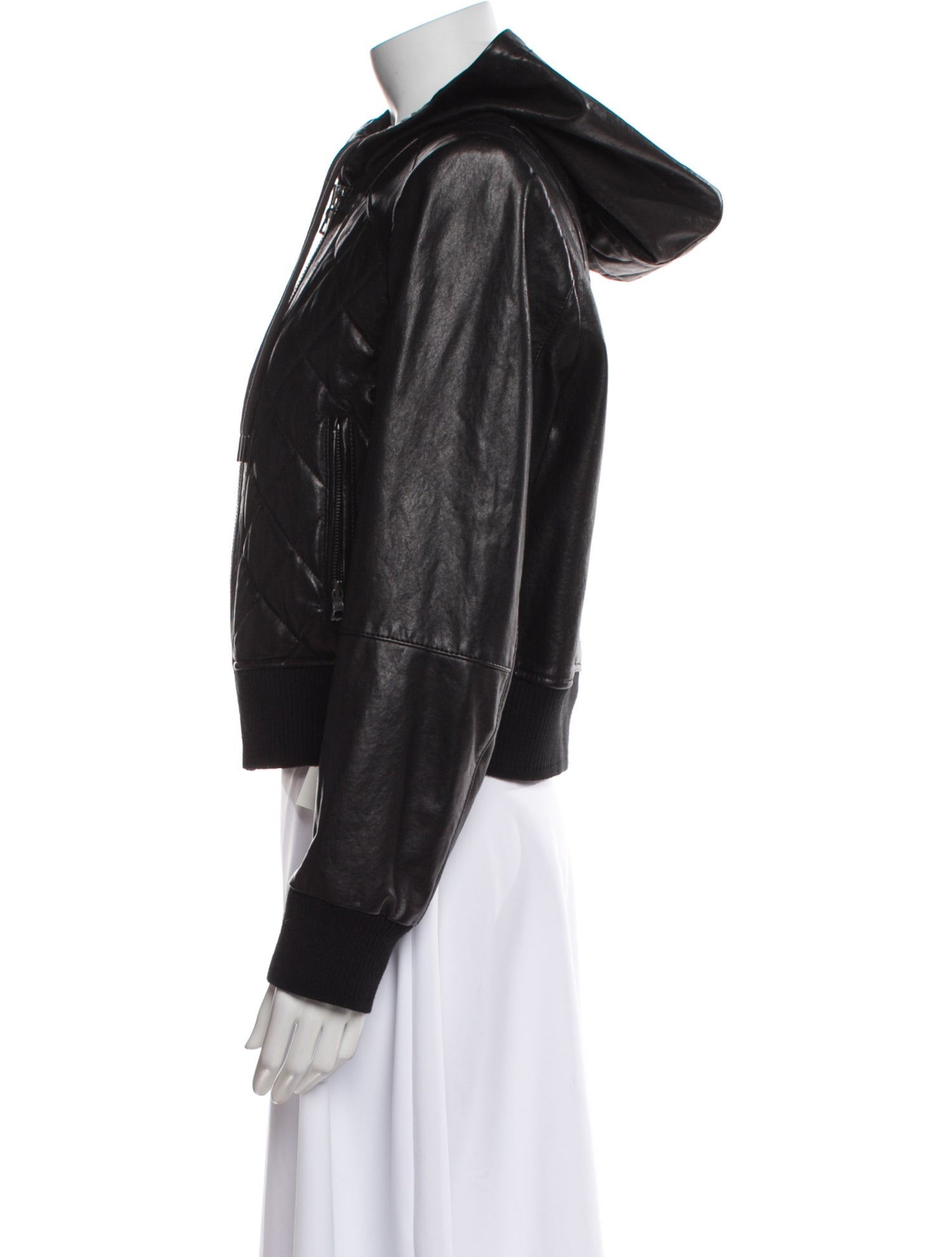 Alice + Olivia Leather Biker Jacket