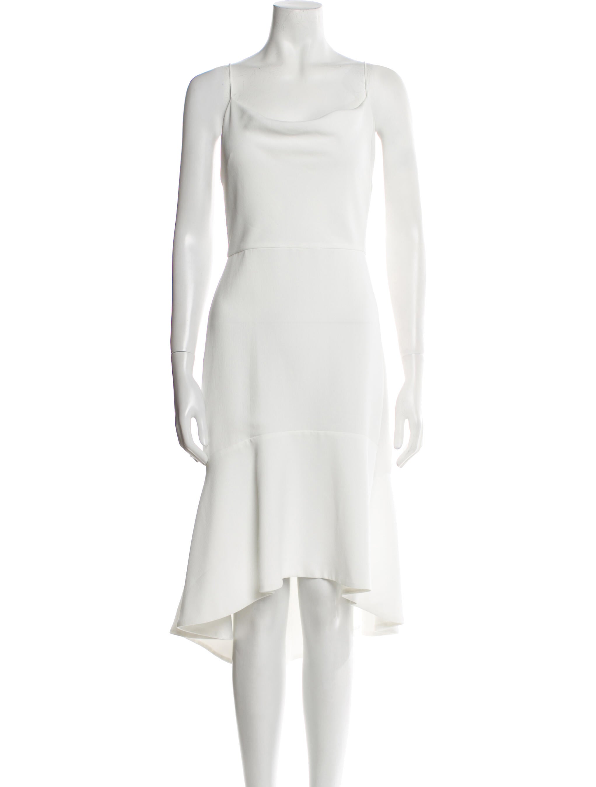 Alice + Olivia Square Neckline Midi Length Dress