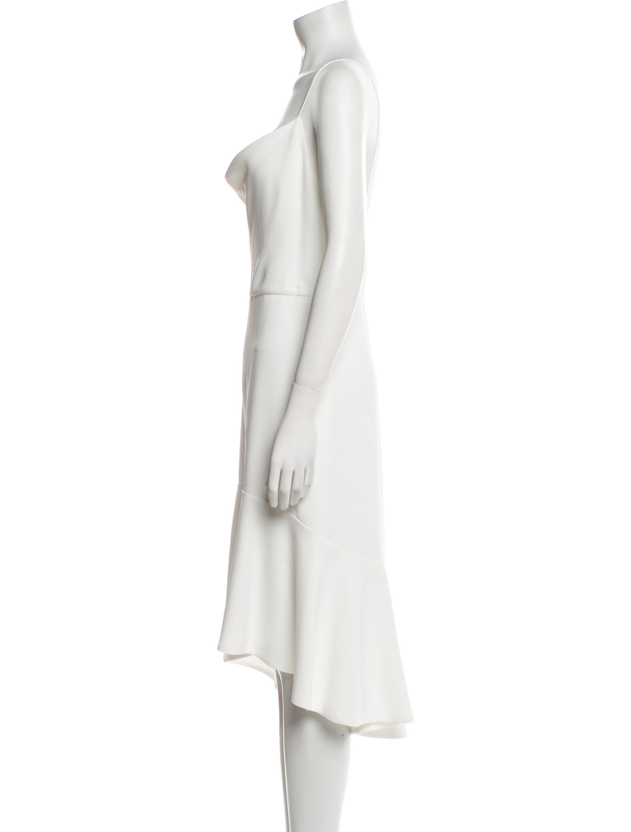 Alice + Olivia Square Neckline Midi Length Dress