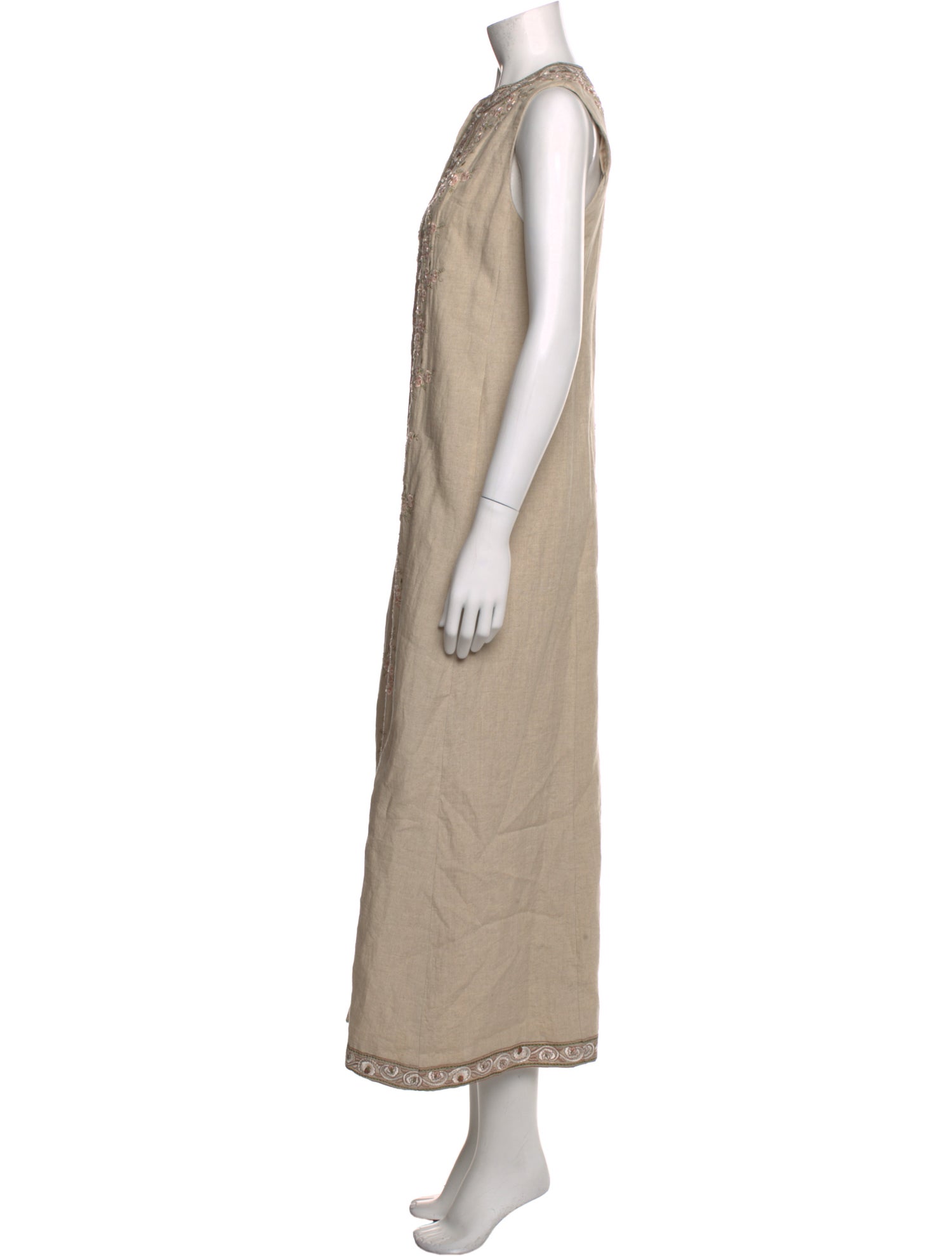 Alice + Olivia Crew Neck Long Dress