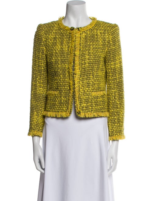 Alice + Olivia Tweed Pattern Evening Jacket