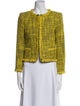 Alice + Olivia Tweed Pattern Evening Jacket