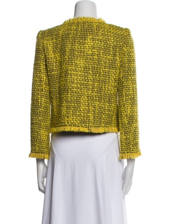 Alice + Olivia Tweed Pattern Evening Jacket