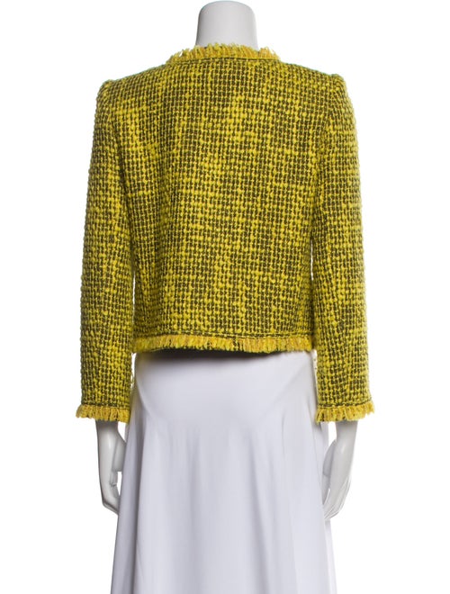 Alice + Olivia Tweed Pattern Evening Jacket