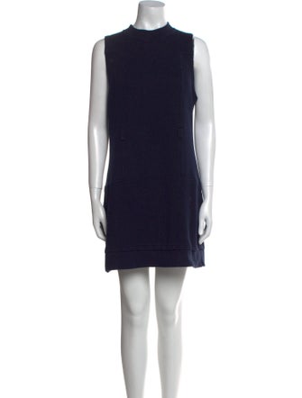 Alice + Olivia Mock Neck Mini Dress