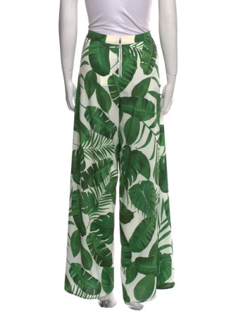 Alice + Olivia Printed Wide Leg Pants