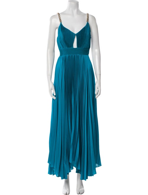 Alice + Olivia V-Neck Long Dress