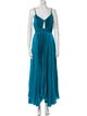 Alice + Olivia V-Neck Long Dress