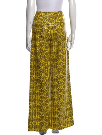 Alice + Olivia Faux Leather Wide Leg Pants