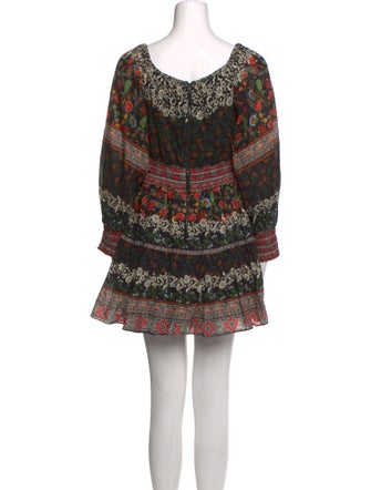 Alice + Olivia Floral Print Mini Dress