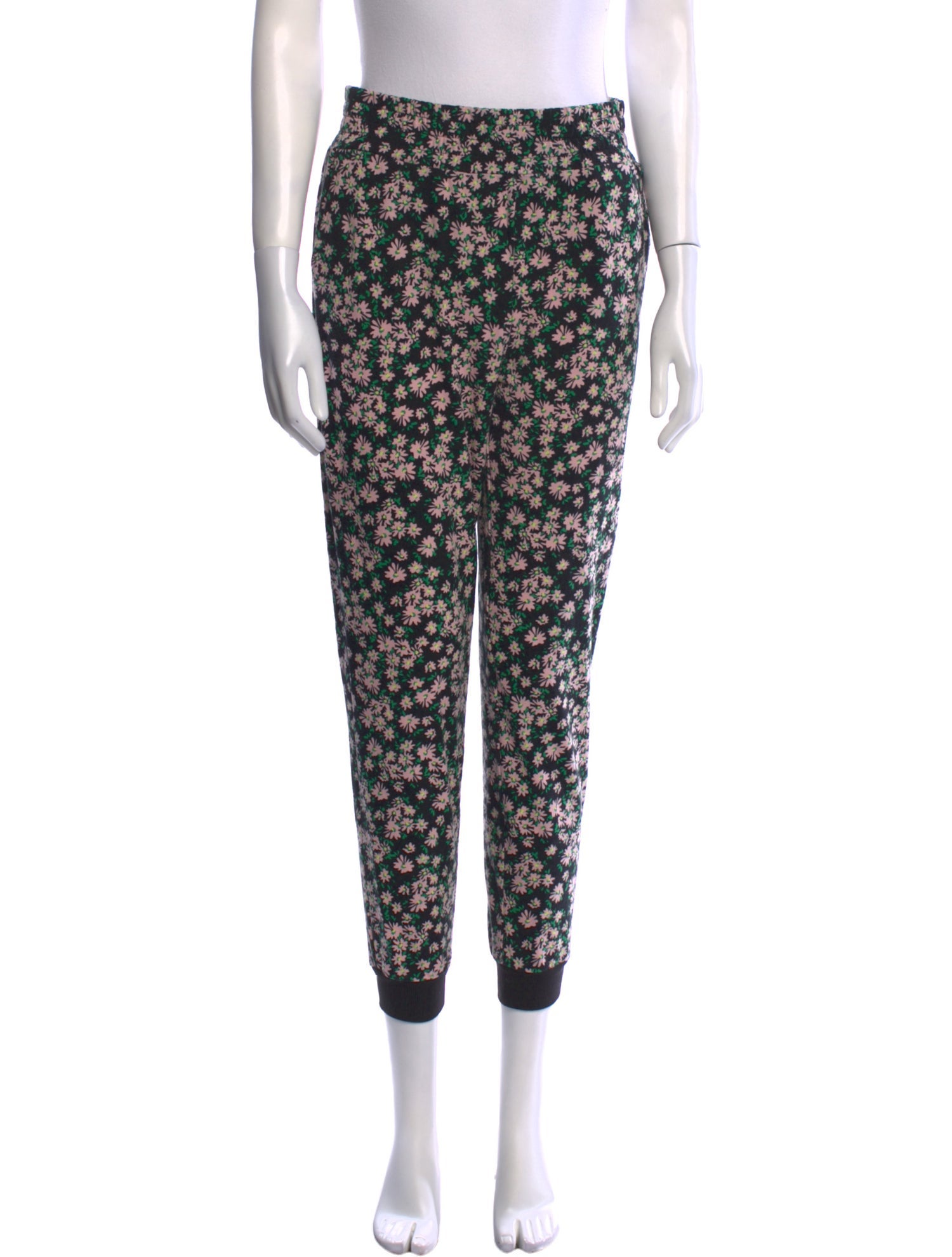 Alice + Olivia Floral Print Skinny Leg Pants