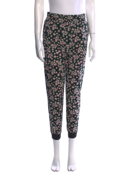 Alice + Olivia Floral Print Skinny Leg Pants