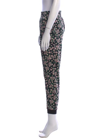Alice + Olivia Floral Print Skinny Leg Pants